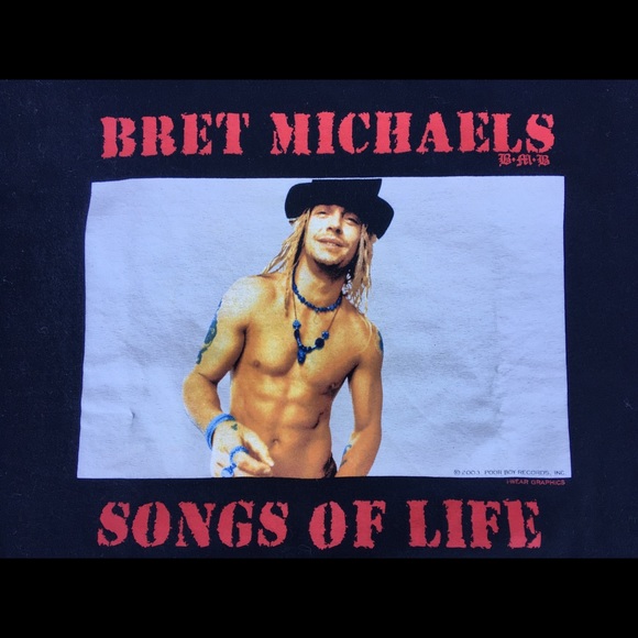 bret michaels band shirt